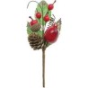 BRANCHE DECORATIVE DE NOEL  15 CM 