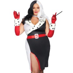 DEGUISEMENT ROBE CRUELA TAILLE XL