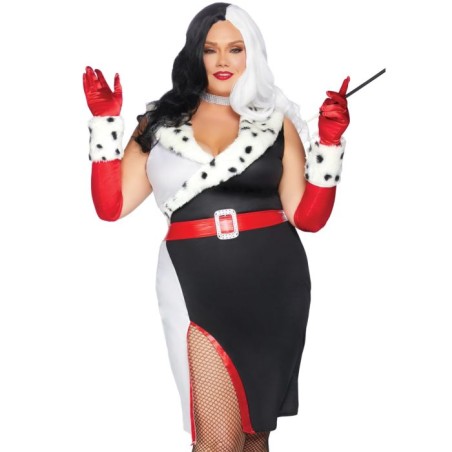 DEGUISEMENT ROBE CRUELA TAILLE XL