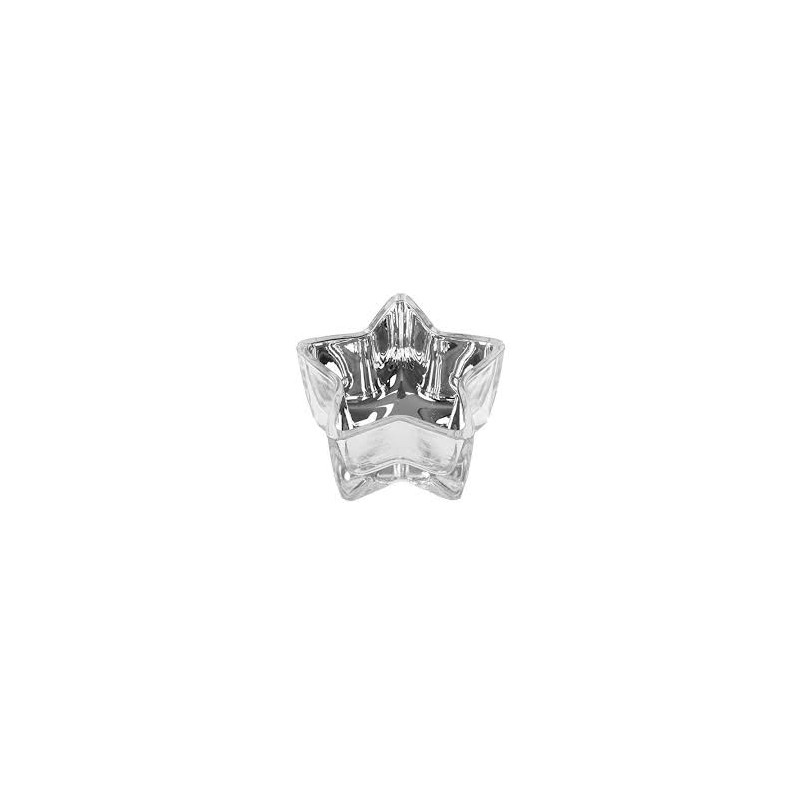 PHOTOPHORE ETOILE ARGENT METALLISE PHOTOPHORE ETOILE ARGENT METALLISE