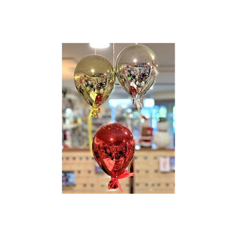 BOULE ARGENT BALLON EN VERRE LUMINEUSE BOULE ARGENT BALLON EN VERRE LUMINEUSE