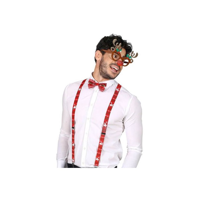 SET RENNE LUNETTES, BRETELLES, NOEUD PAPILLON SET RENNE LUNETTES, BRETELLES, NOEUD PAPILLON
