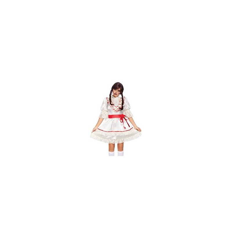 DEGUISEMENT POUPEE ROBE BLANCHE TAILLE M DEGUISEMENT POUPEE ROBE BLANCHE TAILLE M