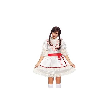 DEGUISEMENT POUPEE ROBE BLANCHE TAILLE M