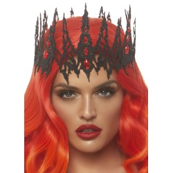 COURONNE PIERRE PRECISEUESE PAILLETE NOIRE