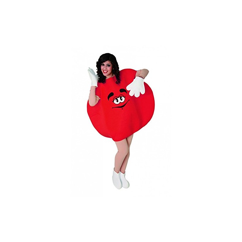 DEGUISEMENT BONBON ROUGE TAILLE UNIQUE 