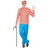 DEGUISEMENT HOMME RANDONNEUR A RAYURES TAILLE S 