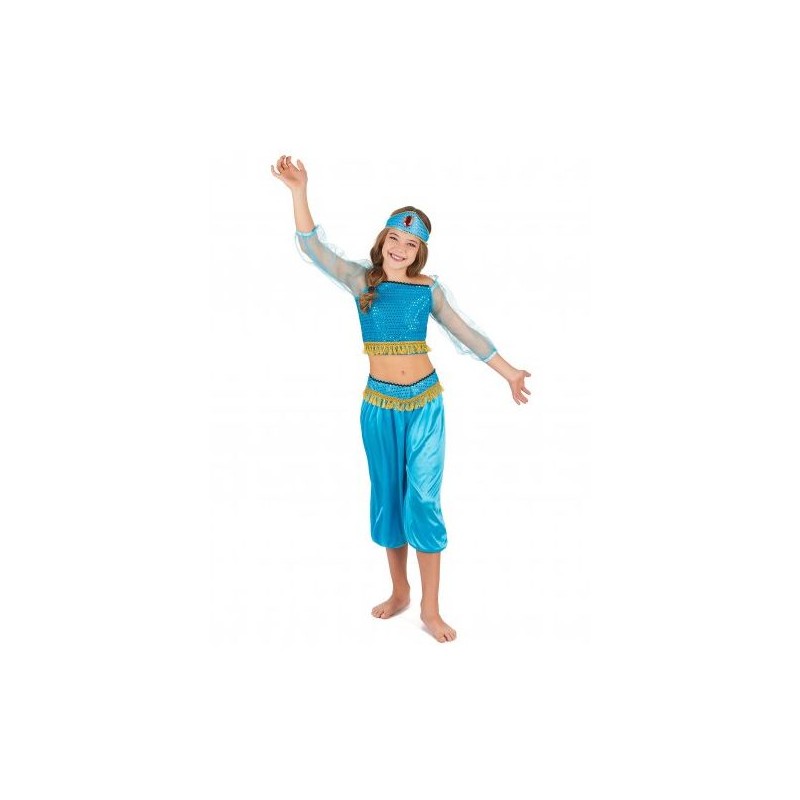DEGUISEMENT ENFANT DANSEUSE ORIENTALE TAILLE 7-9 ANS DEGUISEMENT ENFANT DANSEUSE ORIENTALE TAILLE 7-9 ANS