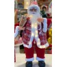 PERE NOEL 80 CM LUMINEUX AVEC 30 LEDS