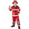 DEGUISEMENT POMPIER ROUGE TAILLE S  4-6 ANS 