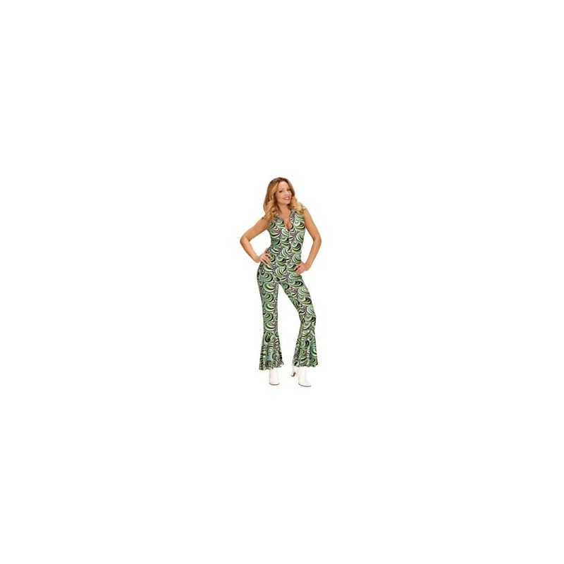 DEGUISEMENT COMBINAISON FEMME ANNEE 70 BLEU ET VERT TAILLE L DEGUISEMENT COMBINAISON FEMME ANNEE 70 BLEU ET VERT TAILLE L