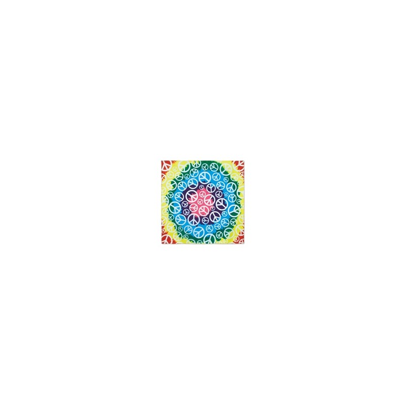 BANDANA HIPPIE PEACE MULTICLORE BANDANA HIPPIE PEACE MULTICLORE