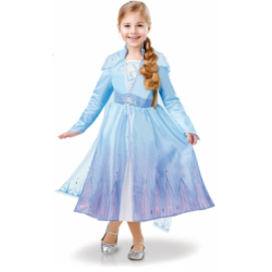 DEGUISEMENT LUXE REINE DES NEIGES 2 ELSA TAILLE 7-8 ANS 