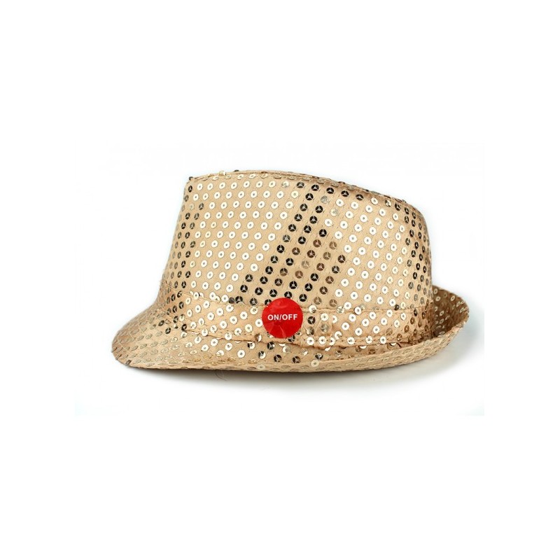 CHAPEAU 6 LEDS SEQUIN ROSE GOLD CHAPEAU 6 LEDS SEQUIN ROSE GOLD