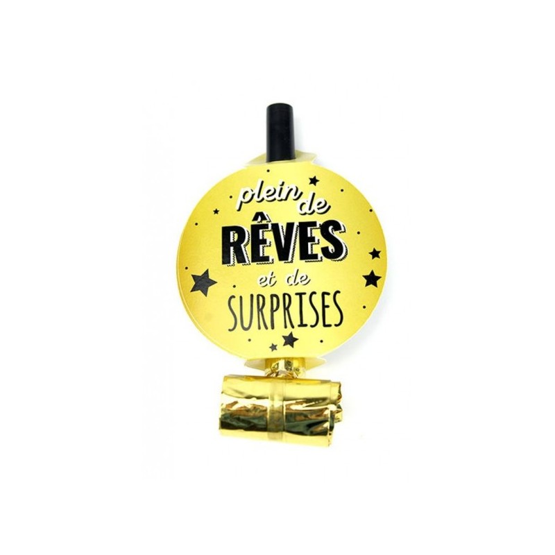 SACHET DE 6 SANS GENES "REVES ET SURPRISES" OR 