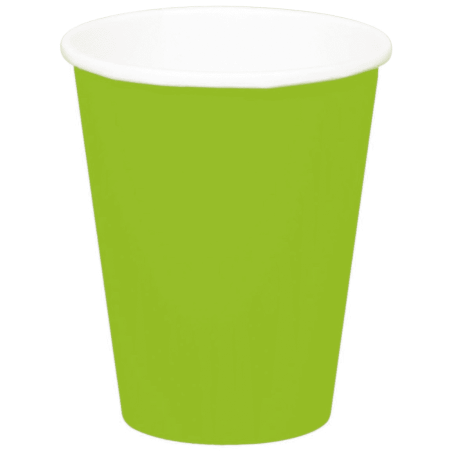 8 GOBELETS VERT  350 ML 