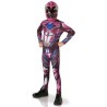 DEGUISEMENT POWER RANGERS ROSE FILM TAILLE 5-6 ANS