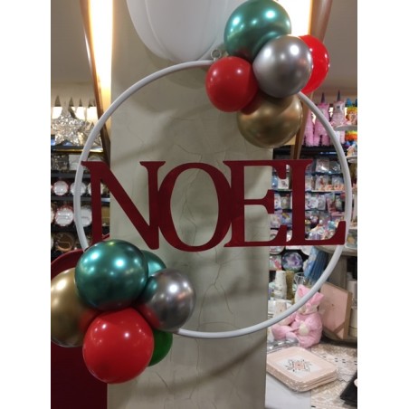 SUSPENSION METAL RONDE NOEL