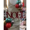 SUSPENSION METAL RONDE NOEL