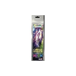 CIERGES MAGIQUES NEON CHIFFRE 7