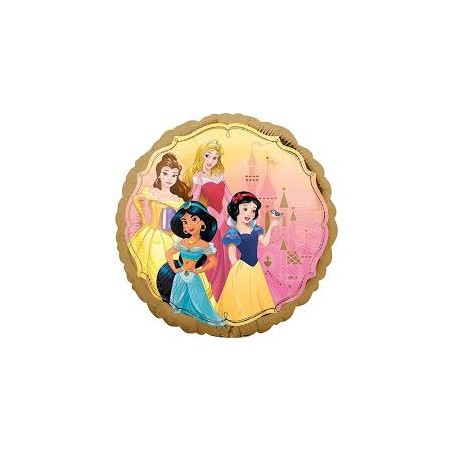 BALLON METALLIQUE ROND PRINCESSE 43 CM 