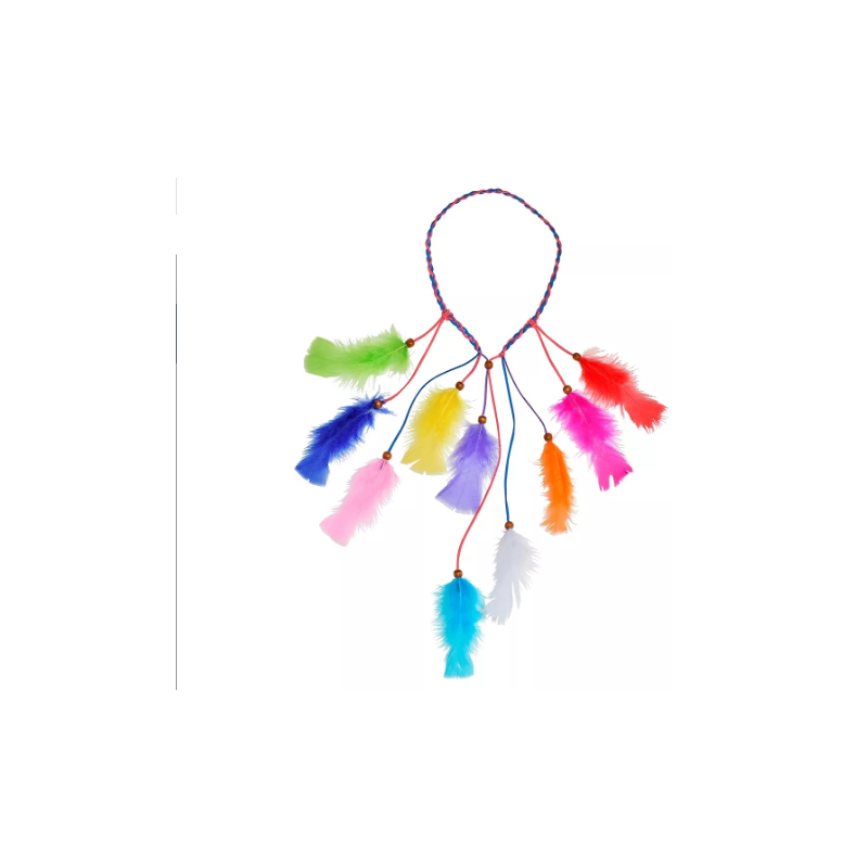 BANDEAU PLUME PEACE COULEUR BANDEAU PLUME PEACE COULEUR