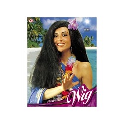 PERRUQUE HAWAI AVEC FLEUR