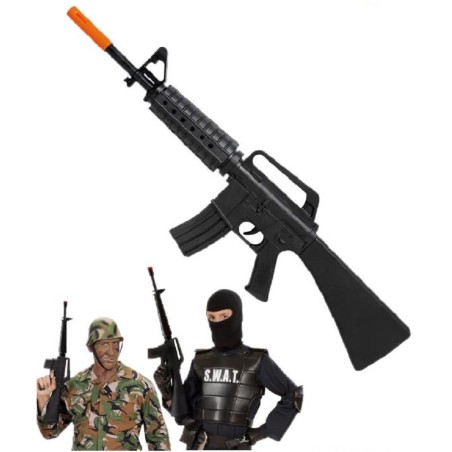 FUSIL D'ASSAULT M16 NOIR 68 CM