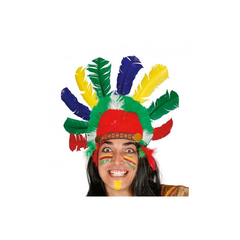 COIFFE INDIEN MULTICOLORE COIFFE INDIEN MULTICOLORE