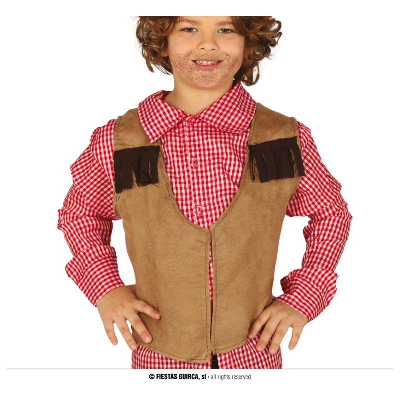 DEGUISEMENT GILET COW BOY ENFANT 