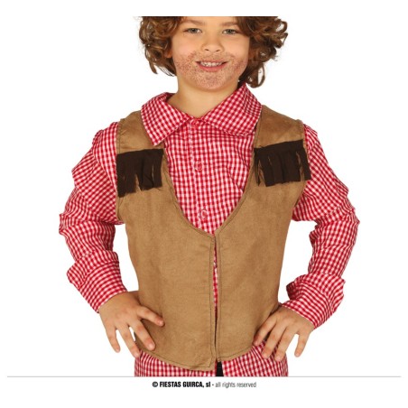 DEGUISEMENT GILET COW BOY ENFANT 