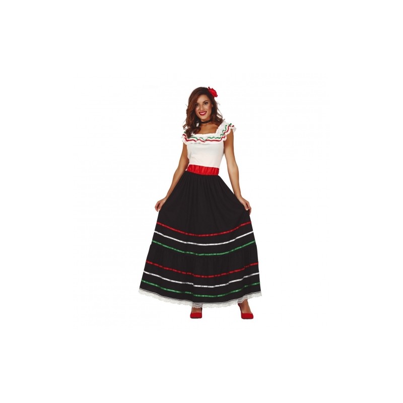 DEGUISEMENT ROBE MEXICAINE FEMME TAILLE L DEGUISEMENT ROBE MEXICAINE FEMME TAILLE L
