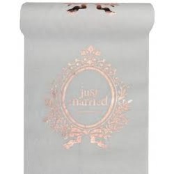 CHEMIN DE TABLE JUST MARRIED OR 3 METRES 