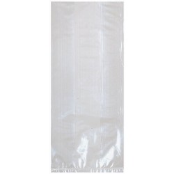 25 SACHETS EN PLASTIQUE TRANSPARENT 12.7 X 29.2 X 7.6 CM