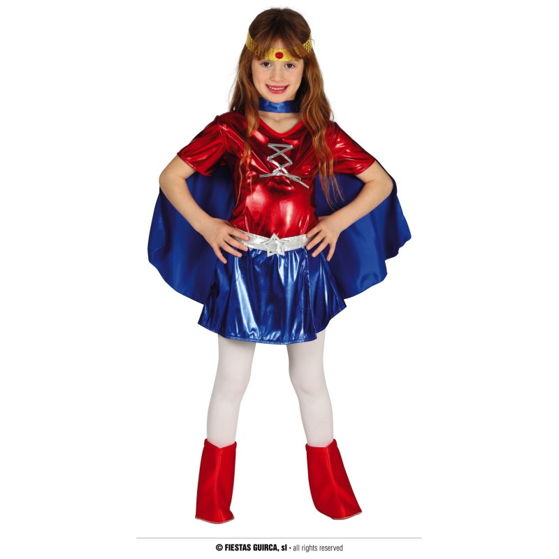DEGUISEMENT SUPER HERO FILLE WONDER TAILLE 7-9 ANS DEGUISEMENT SUPER HERO FILLE WONDER TAILLE 7-9 ANS