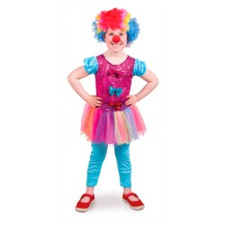DEGUISEMENT FILLE CLOWN 6-8 ANS 