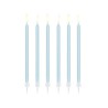 12 BOUGIES BLEU 14 CM 
