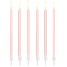 12 BOUGIES ROSE 14 CM 