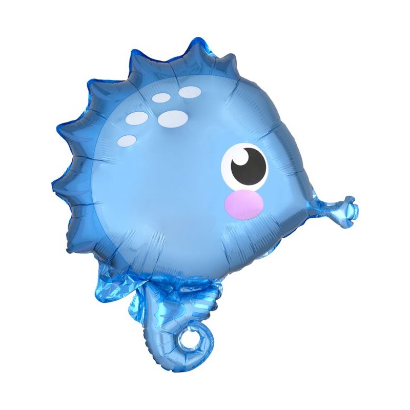 BALLON METALLIQUE HIPPOCAMPE 48 X 53 CM BALLON METALLIQUE HIPPOCAMPE 48 X 53 CM