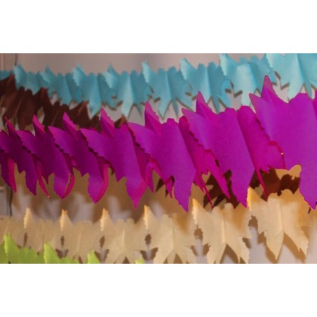 GUIRLANDE COLOMBE FUSCHIA 4 METRES
