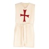 DEGUISEMENT TUNIQUE CHEVALIER BLANCHE CROIX OCCITANE ROUGE 