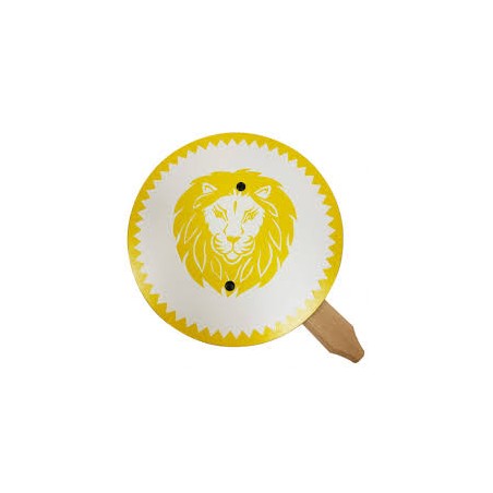 SET BOUCLIER DIAMETRE 32 CM ET EPEE JAUNE 25 CM EN BOIS