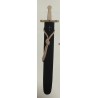 EPEE EN BOIS  ET FOURREAU FEUTRE EPAIS 48 CM