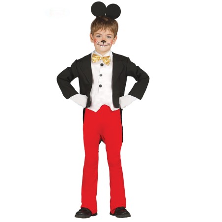 DEGUISEMENT GARCON SOURIS MICKEY TAILLE 3-4 ANS 