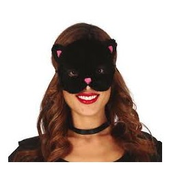 MASQUE YEUX DE CHAT NOIR 