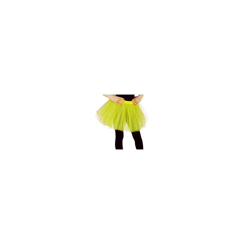 TUTU JAUNE PAILLETTE 30 CM ENFANT TUTU JAUNE PAILLETTE 30 CM ENFANT