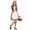 DEGUISEMENT ROBE MEDIEVALE COURTE PAYSANNE TABLIER TAILLE 104
