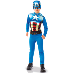 DEGUISEMENT CAPITAINE AMERICA ENFANT TAILLE 7-8 ANS 