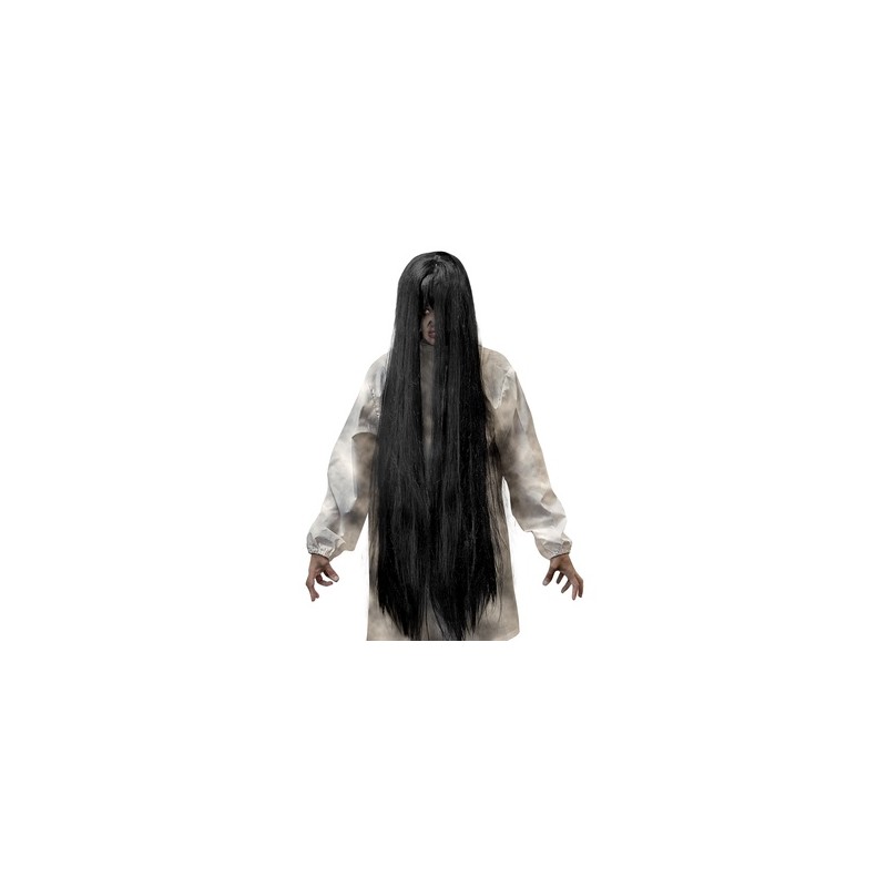 PERRUQUE LONGUE NOIRE EVIL SPIRIT