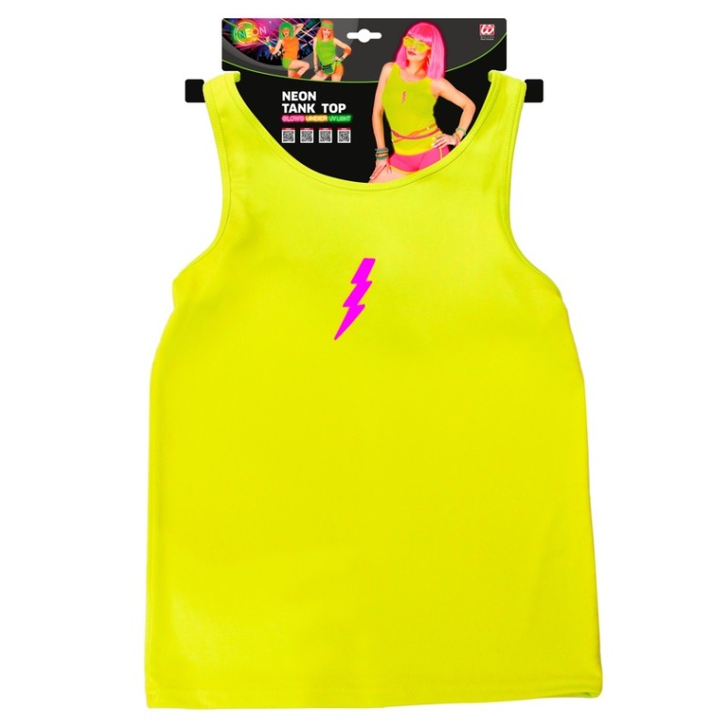 DEGUISEMENT T-SHIRT JAUNE NEON DEGUISEMENT T-SHIRT JAUNE NEON